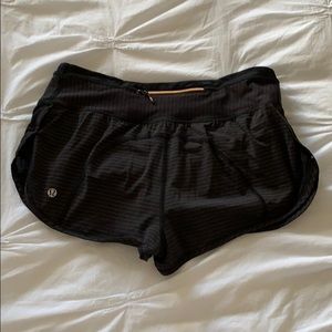 Pin stripe and rose good Lululemon shorts